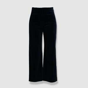 Veronica Beard Dova Corduroy Wide Leg Crop Pants Sz 4